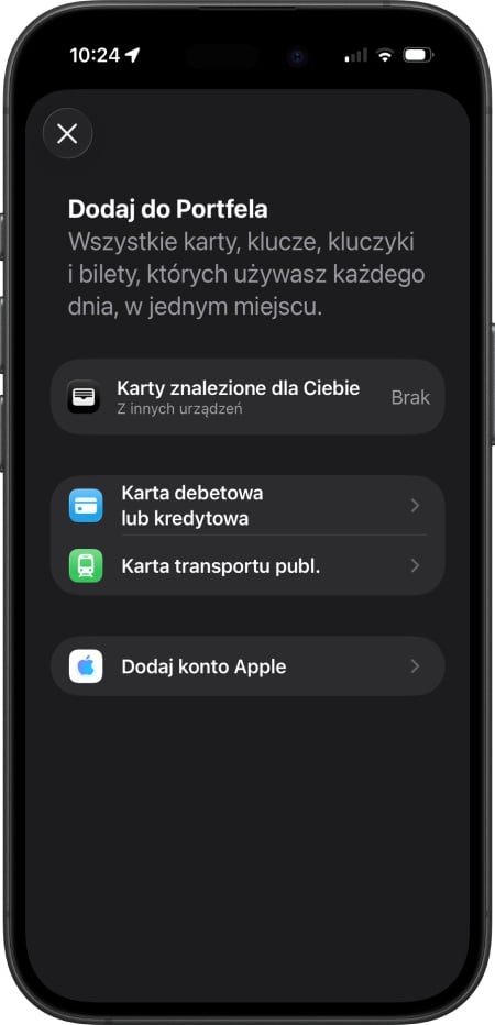 iOS - dodawanie karty do portfela