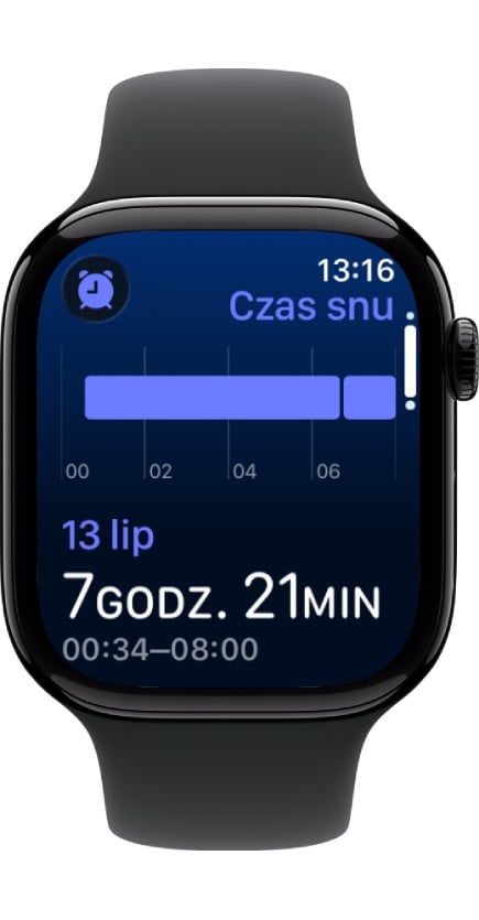 watchOS - czas snu