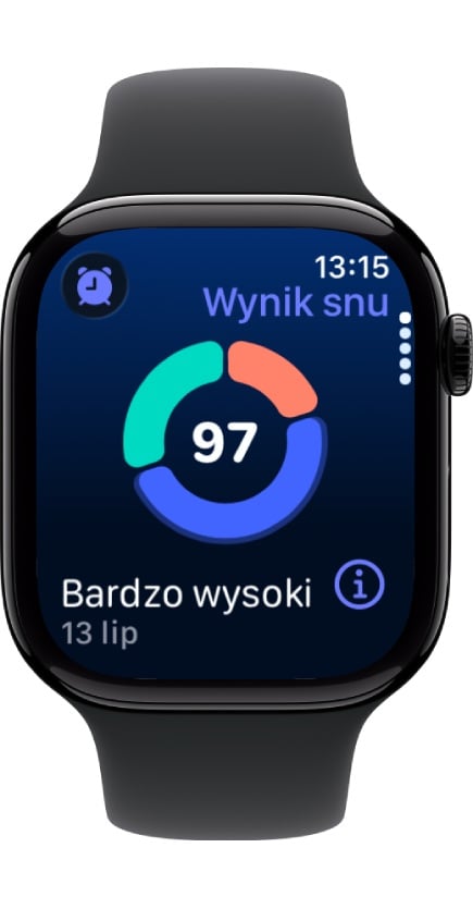 watchOS - wynik snu