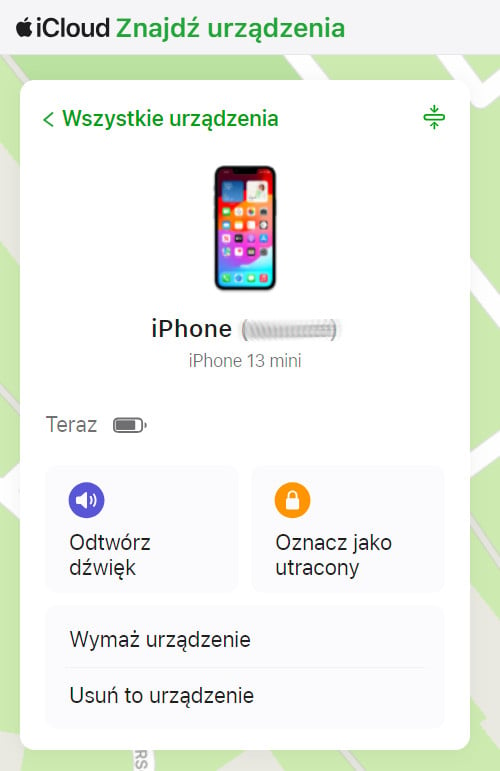 iPhone - formatowanie zdalne