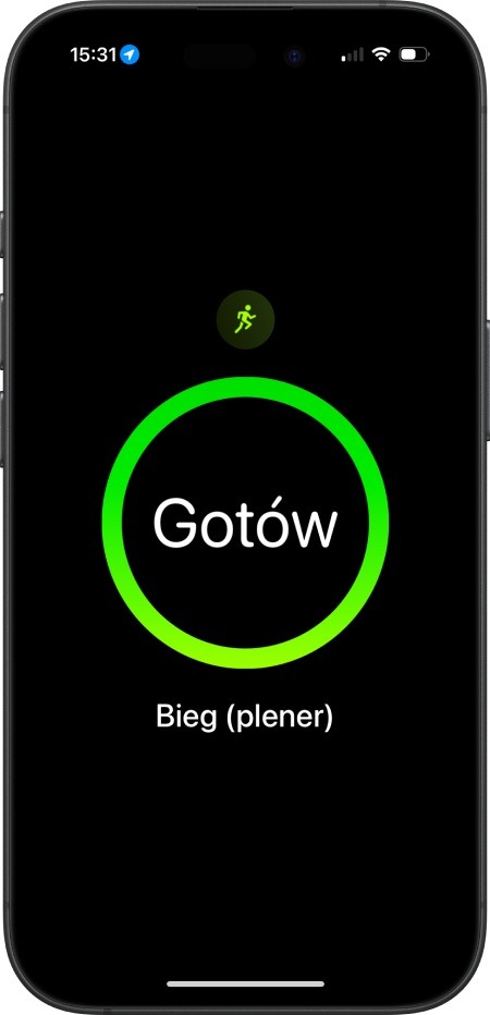 iOS - rozpoczynanie treningu