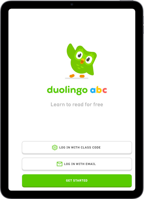 Aplikacja na iPad - Duolingo ABC