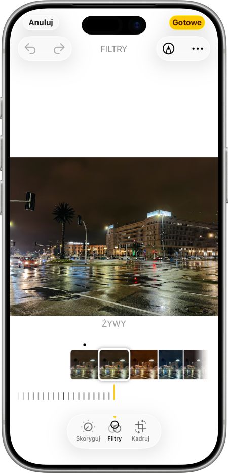 Zdjęcie miasta nocą