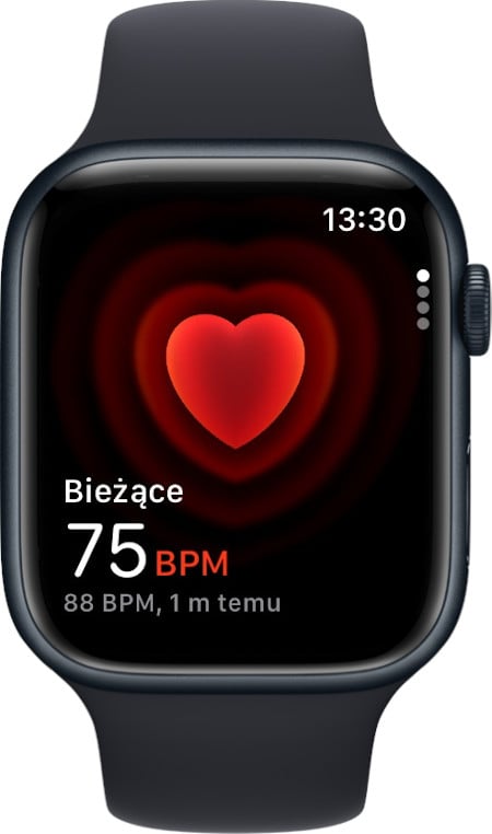 Apple Watch - apka Tętno