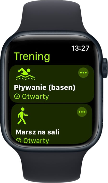 Apple Watch - apka Trening