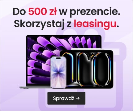 Kup Apple w Leasingu i odbierz BONUS