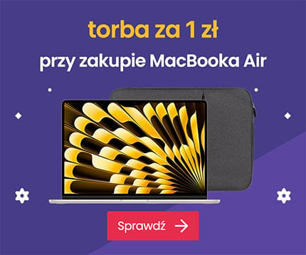 Kup MacBooka Air i dobierz pasek za 1 zł