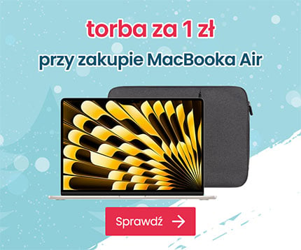 Kup MacBooka Air i dobierz pasek za 1 zł