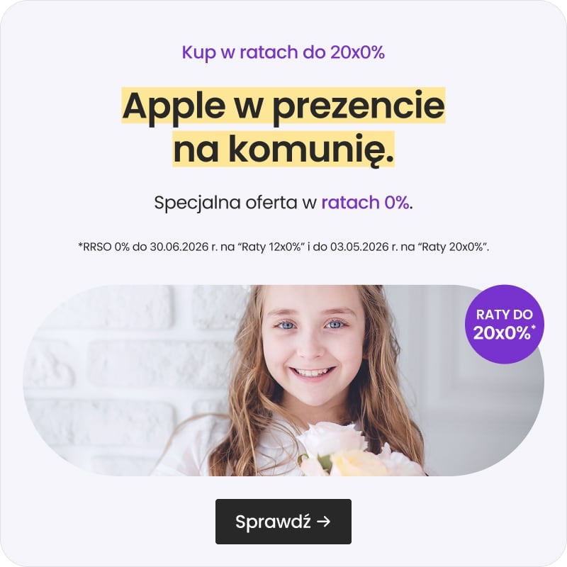 Prezent na komunię od Apple