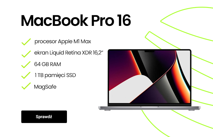 MacBook Pro 16 cala 2021