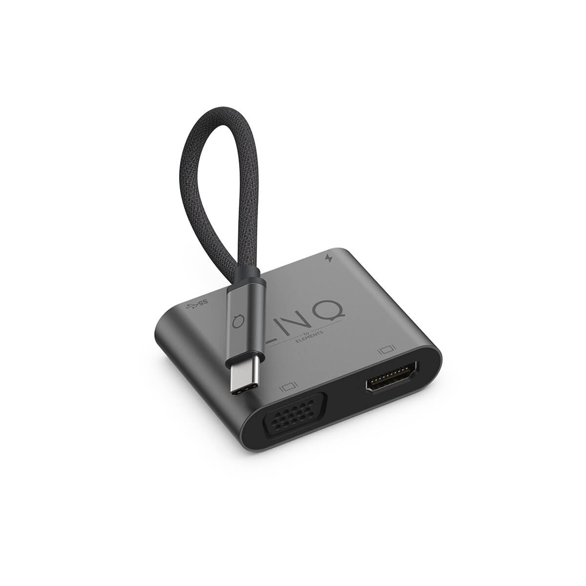 Linq - Hub 4 in 1 USB- C - Space Gray