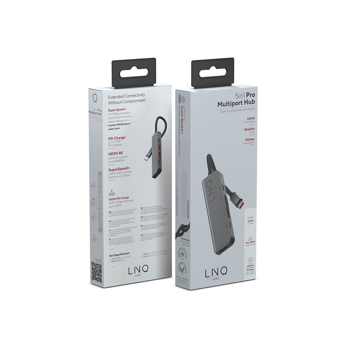 LINQ - Hub 5in1 Pro USB-C Multiport - Space Gray