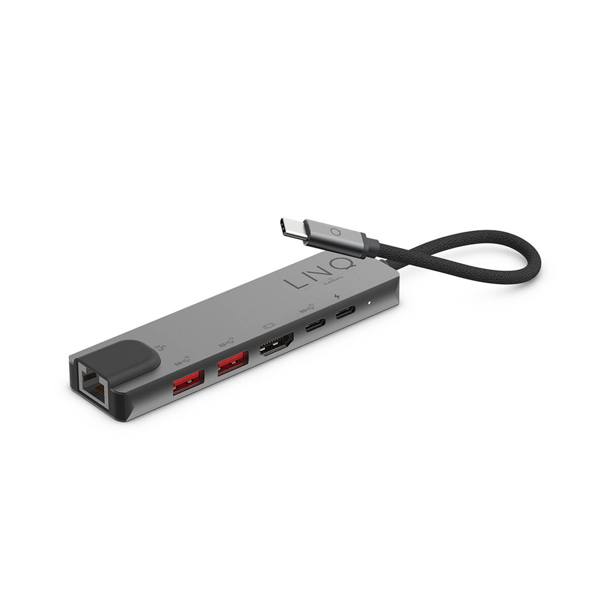 LINQ - Hub 6in1 Pro USB-C Multiport - Space Gray