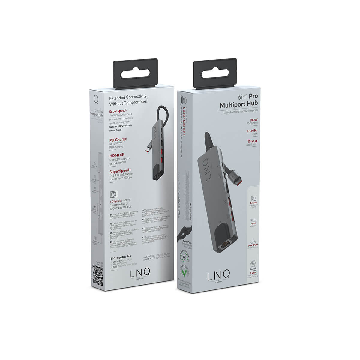 LINQ - Hub 6in1 Pro USB-C Multiport - Space Gray