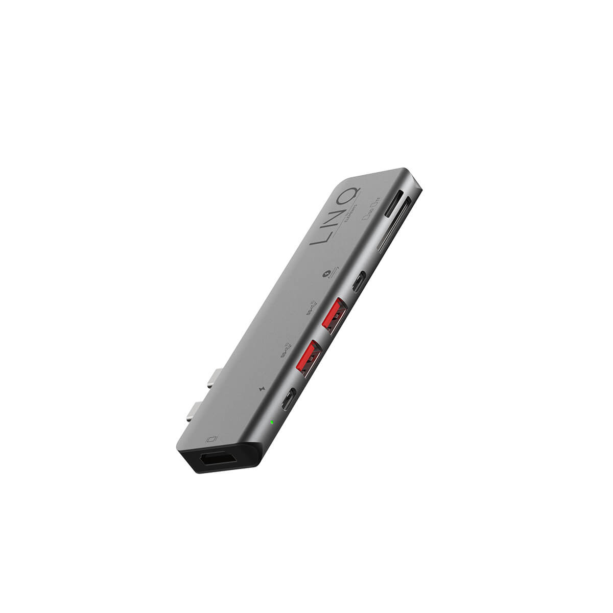 LINQ - Hub 7in2 Pro USB-C MacBook TB Multiport - Szary