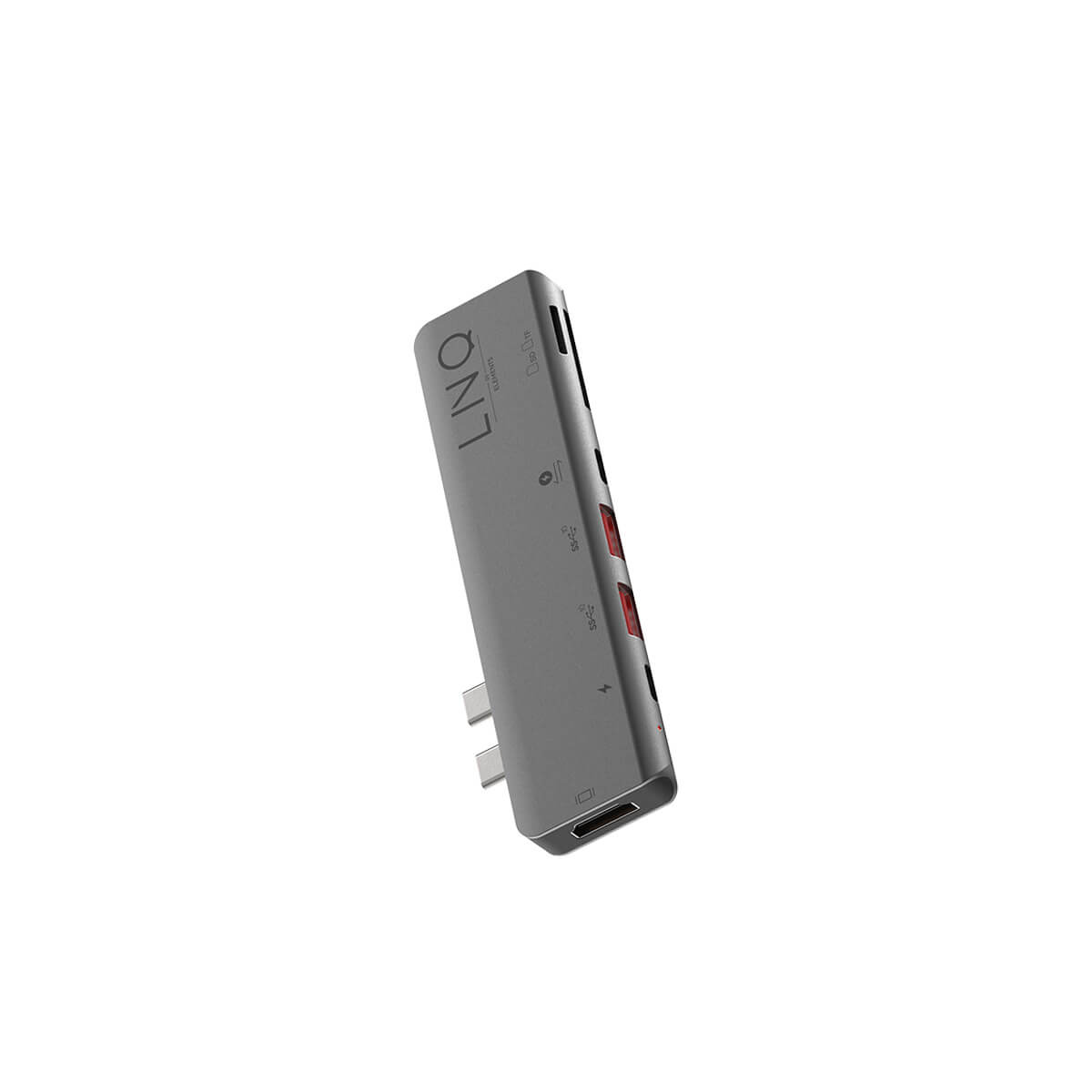 LINQ - Hub 7in2 Pro USB-C MacBook TB Multiport - Szary