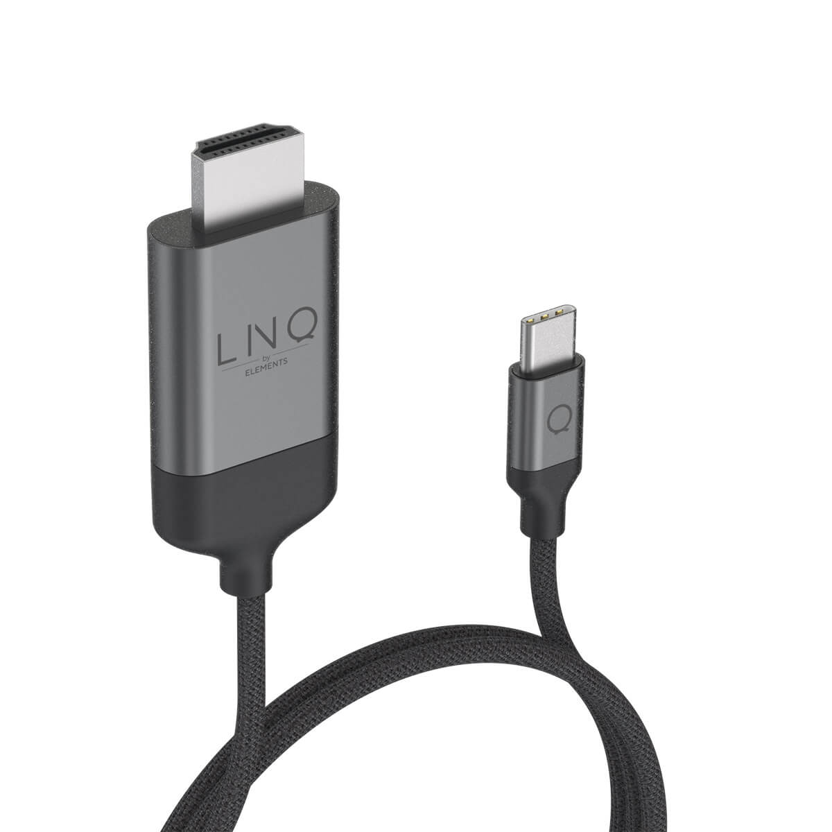 LINQ - Kabel USB-C do HDMI 4K 2m - Space Gray