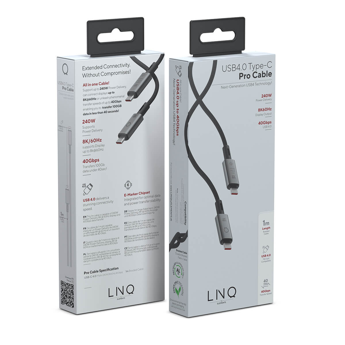 LINQ - HUB 2in1 USB-C HDMI - Space Gray