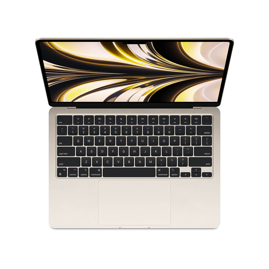 MacBook Air M2 - układ klawiatury