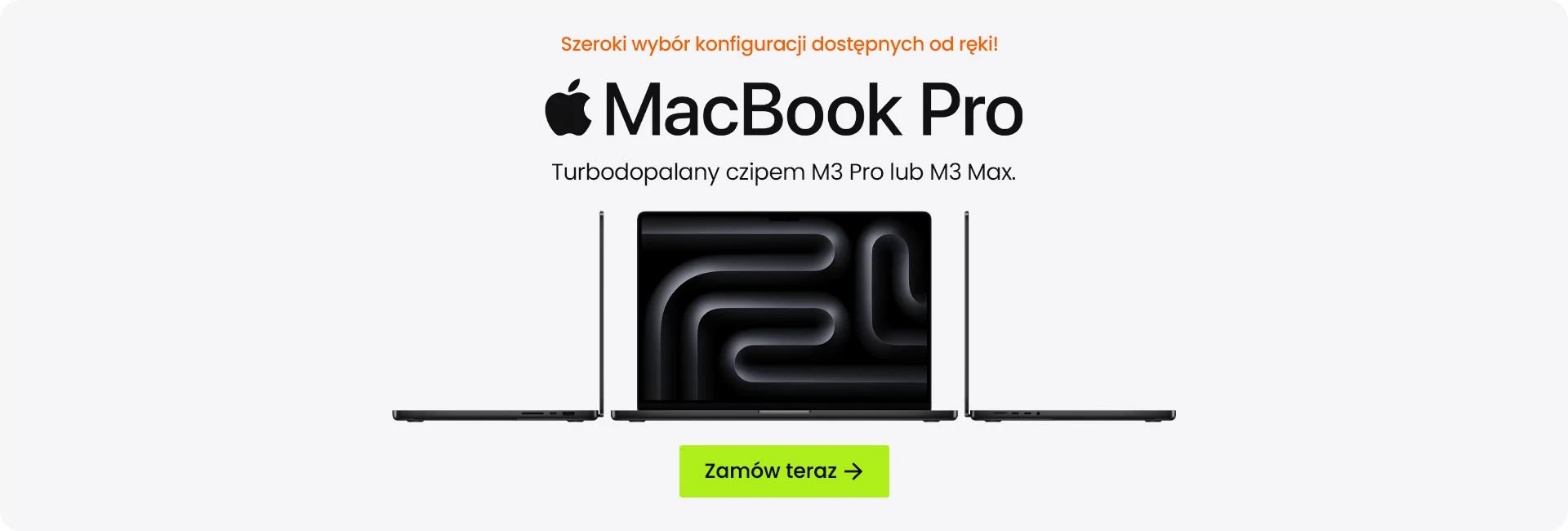 MacBook Pro - Turdopolany czipem M3 Pro lub M3 Max