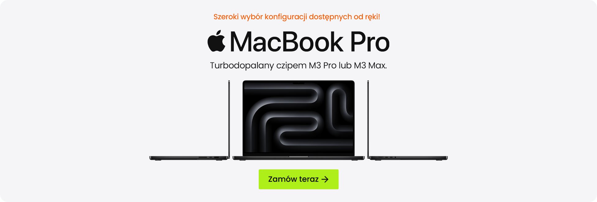 MacBook Pro - Turdopolany czipem M3 Pro lub M3 Max