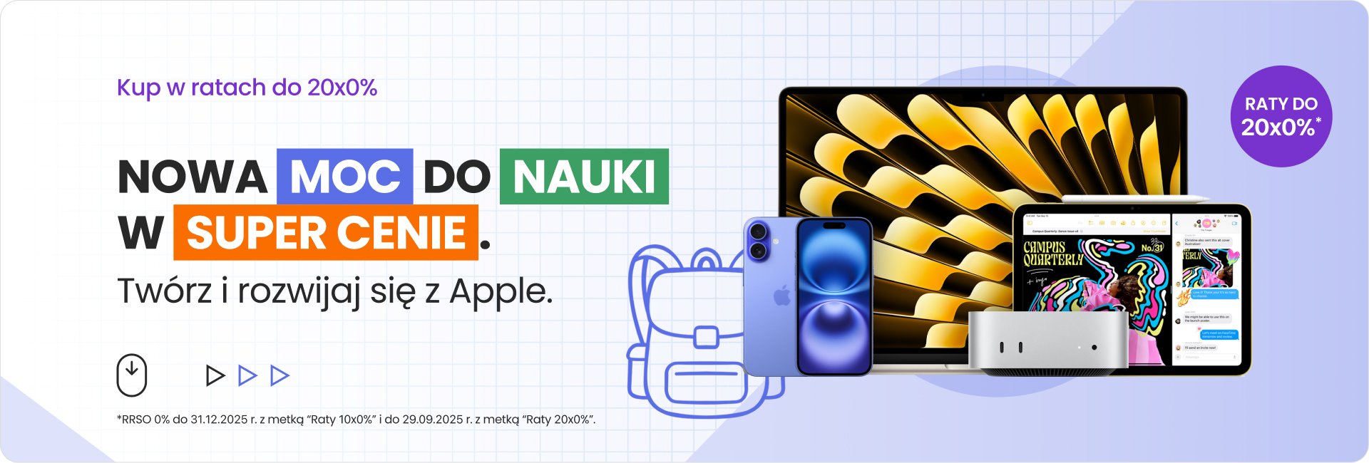 Back to School – nowa moc do nauki w SUPER CENIE – twórz i rozwijaj się z Apple