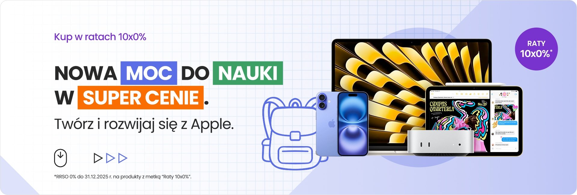 Back to School – nowa moc do nauki w SUPER CENIE – twórz i rozwijaj się z Apple
