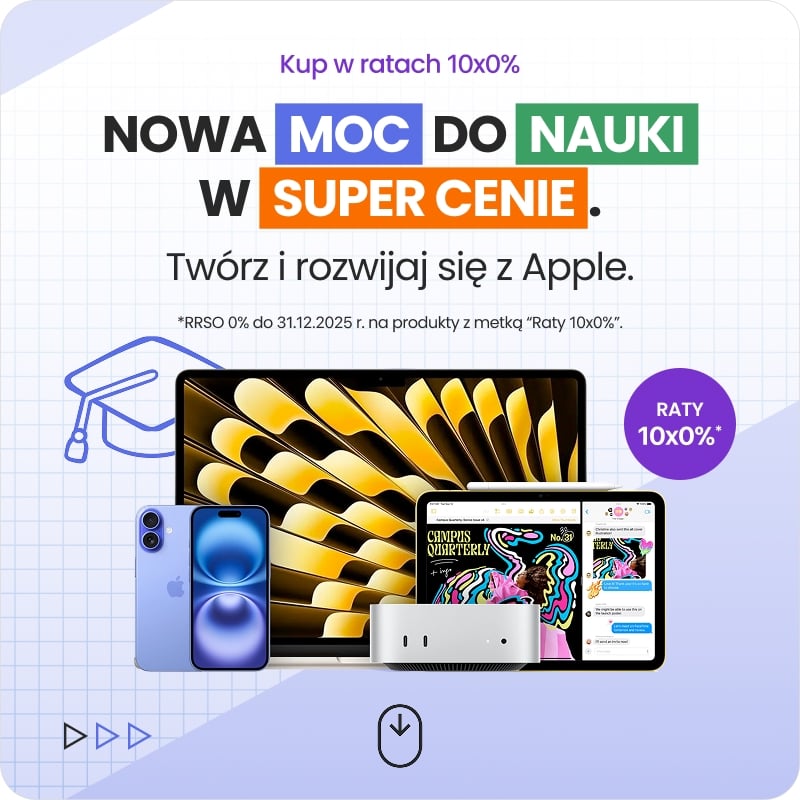Back to School – nowa moc do nauki w SUPER CENIE – twórz i rozwijaj się z Apple