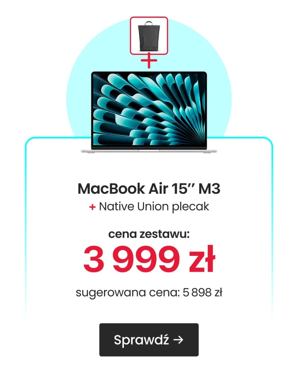 MacBook Air 15'' M3 zestaw
