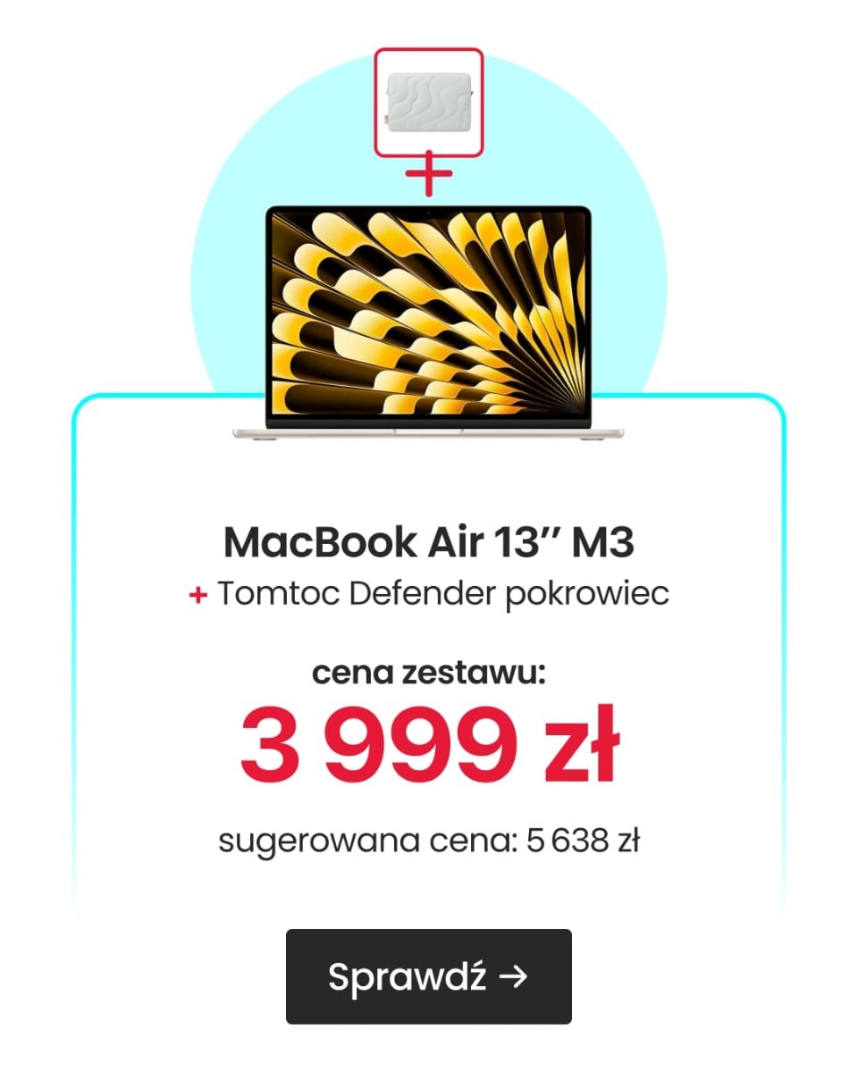 MacBook Air 13'' M3 zestaw