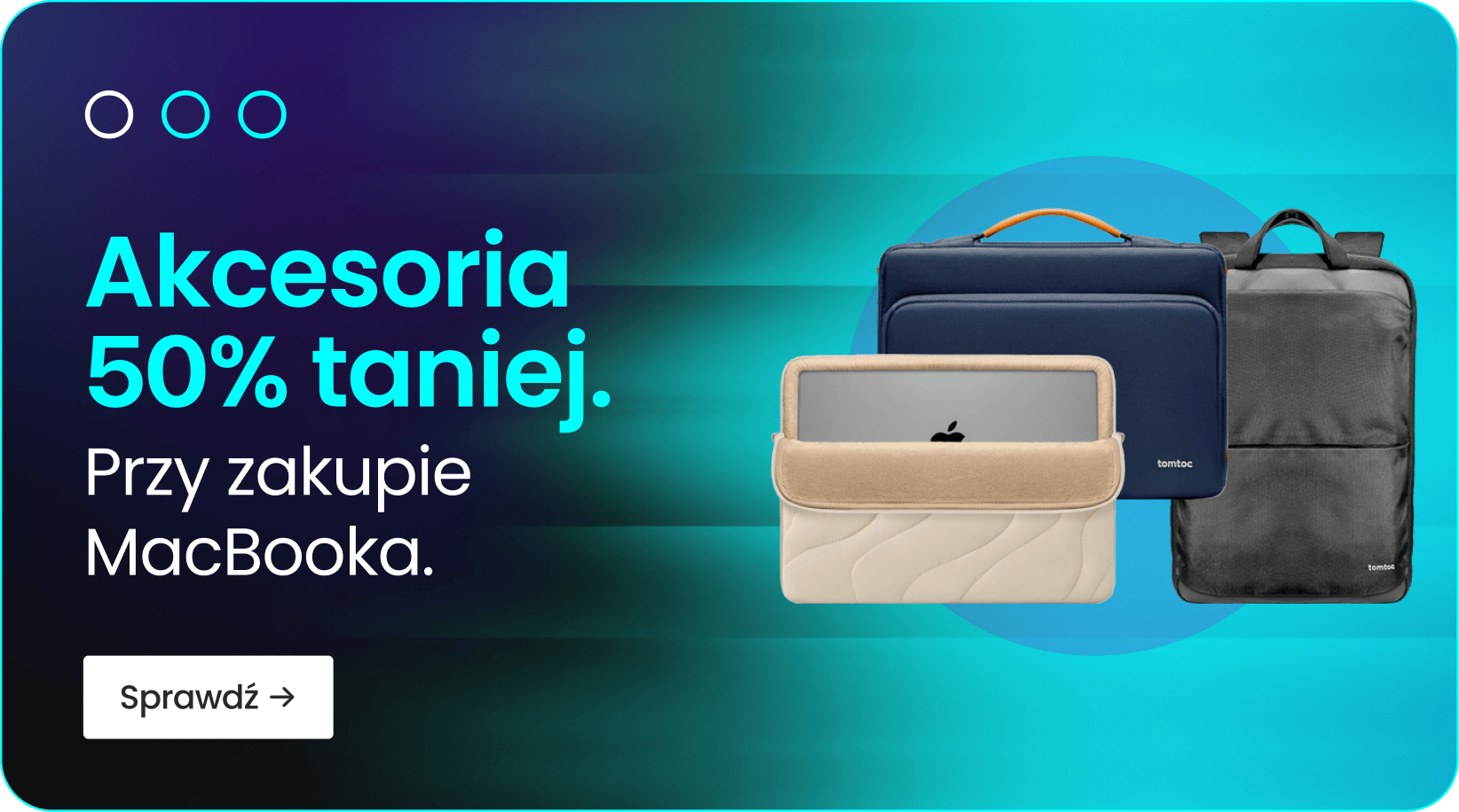 Akcesoria 50% taniej przy zakupie MacBooka