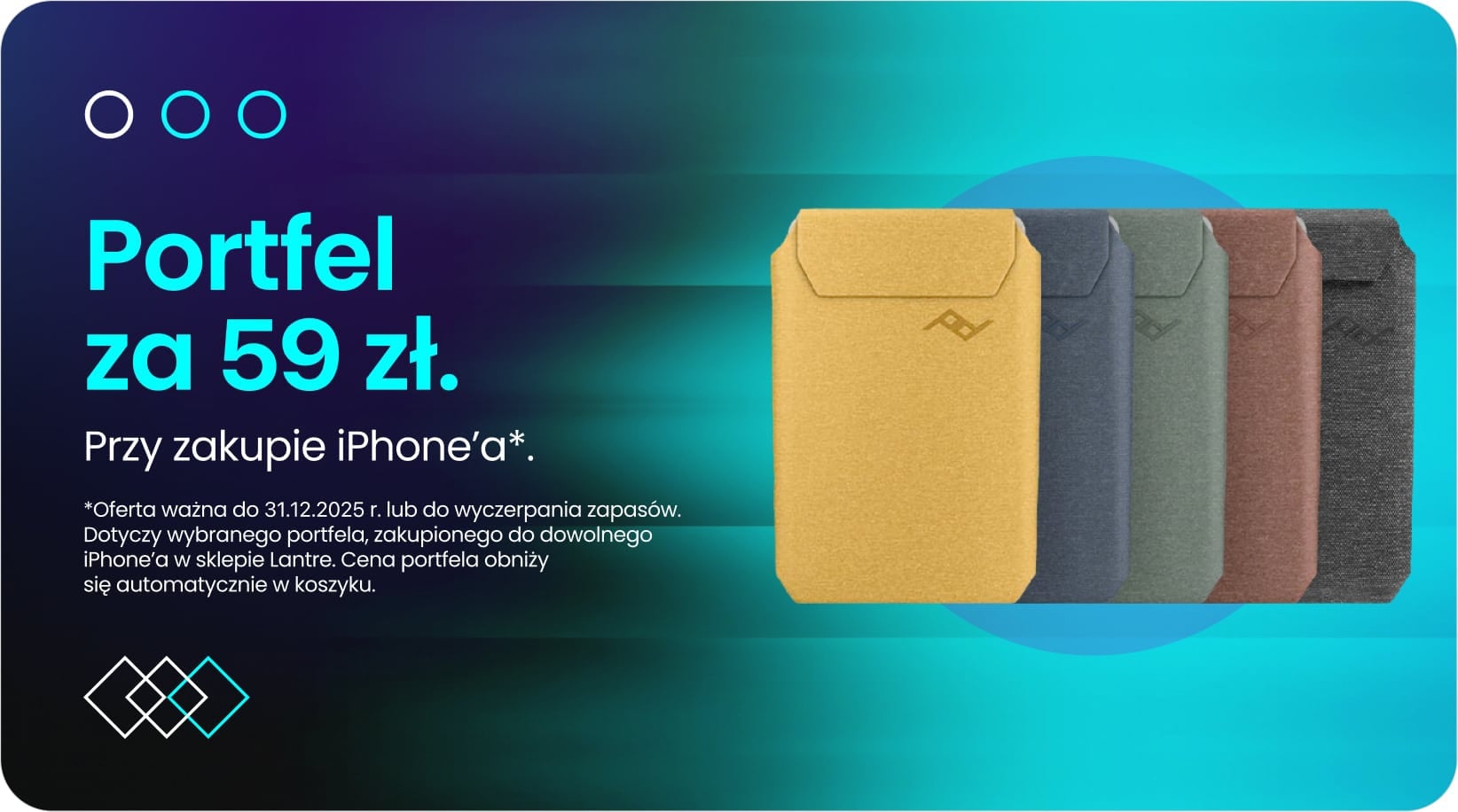 Portfel za 59 zł przy zakupie iPhone'a Portfel za 59 zł przy zakupie iPhone'a