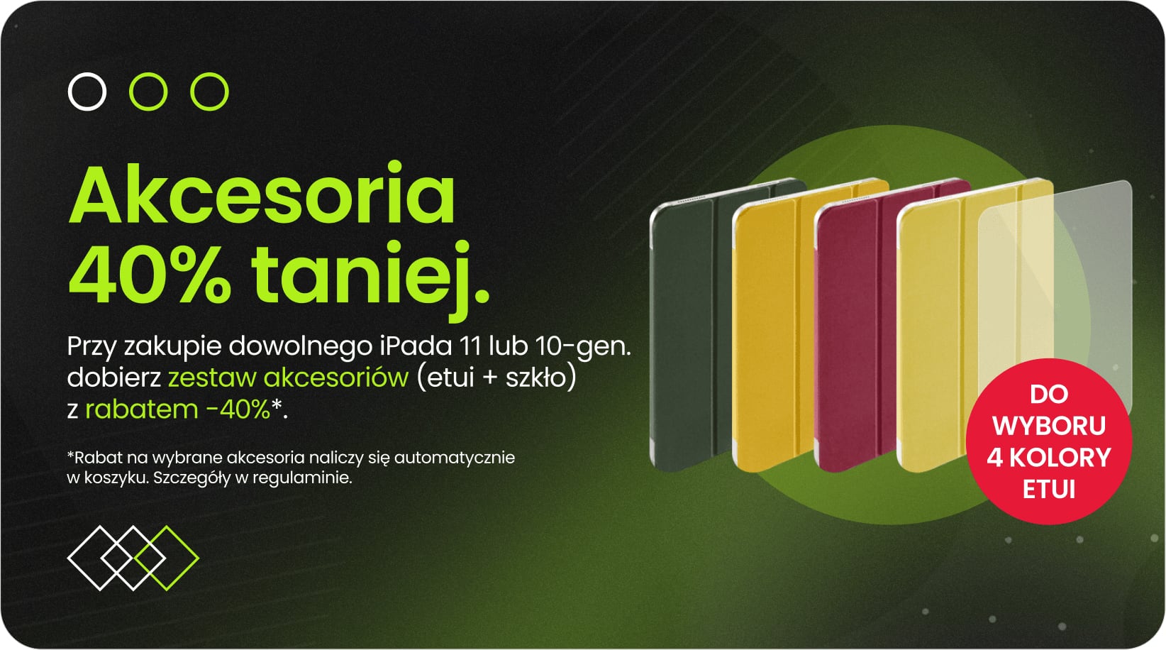 Akcesoria 40% taniej przy zakupie iPada 11 lub 10-gen.