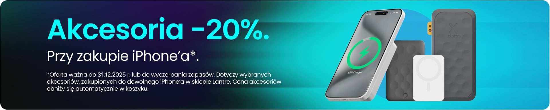 Akcesoria 20% taniej przy zakupie iPhone'a Akcesoria 20% taniej przy zakupie iPhone'a