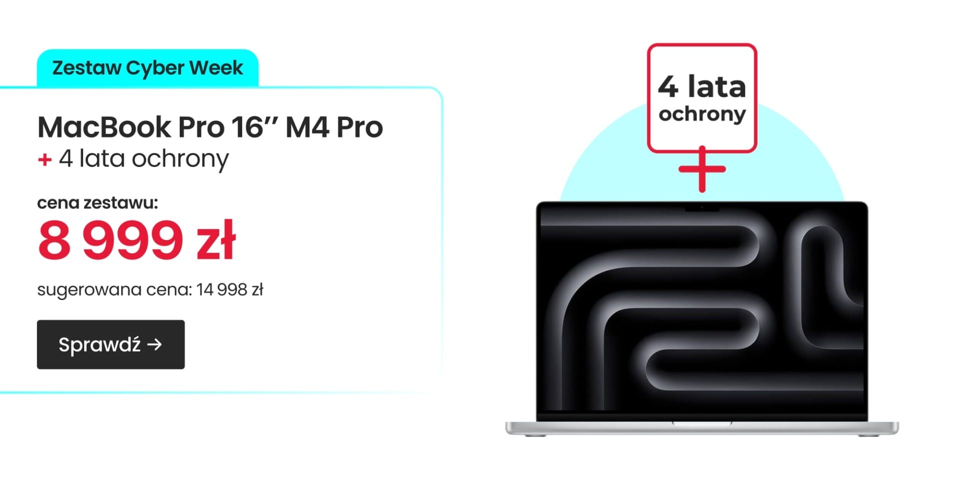 MacBook Pro 16'' M4 Pro zestaw