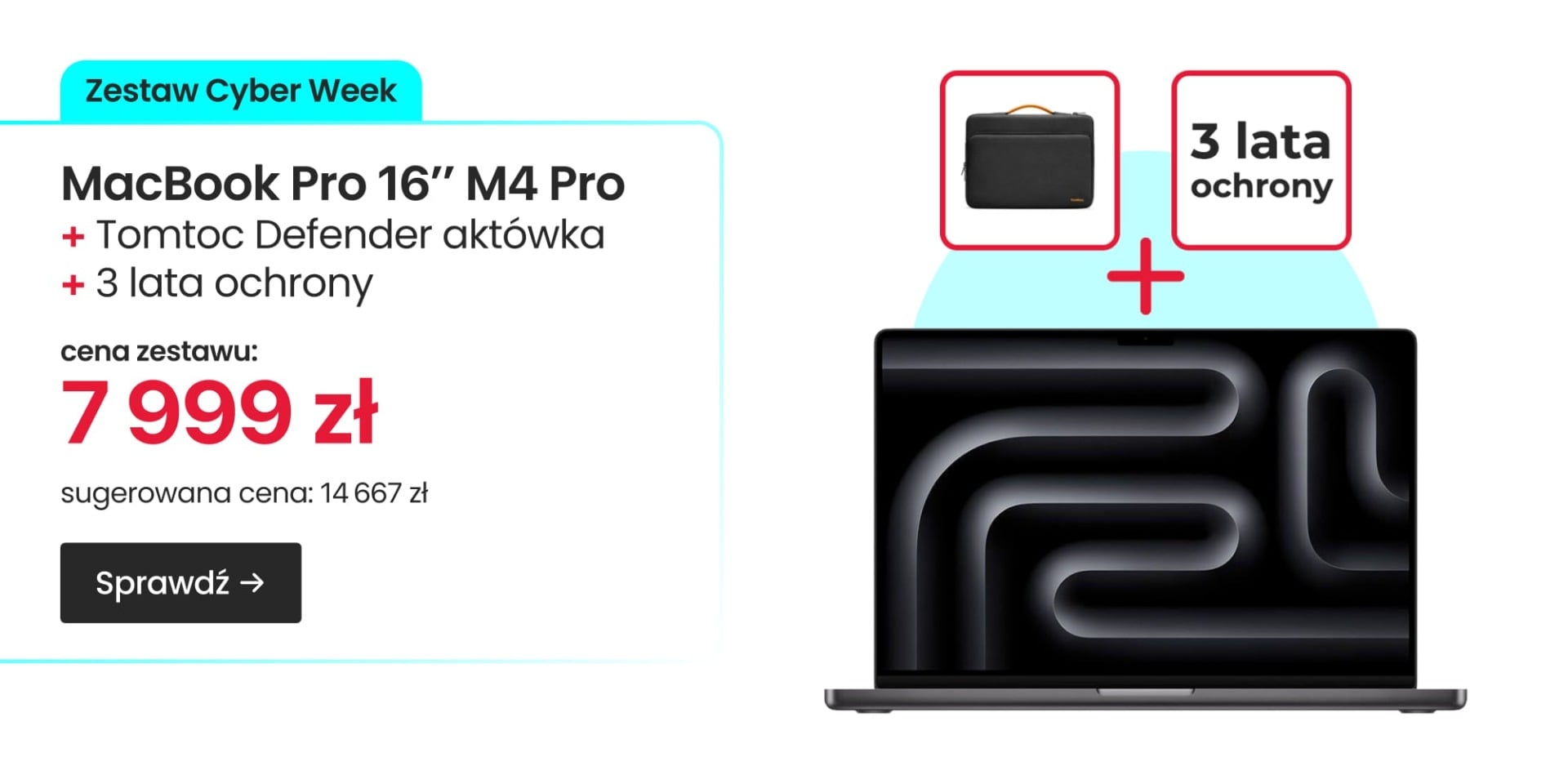 MacBook Pro 16'' M4 Pro zestaw