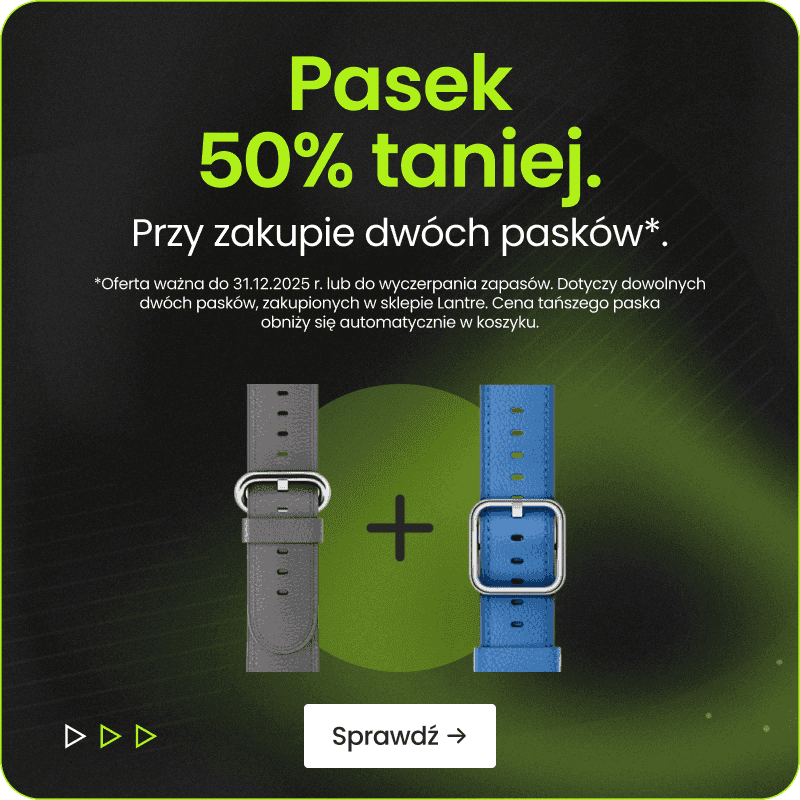 Pasek 50% taniej przy zakupie dwóch pasków Pasek 50% taniej przy zakupie dwóch pasków