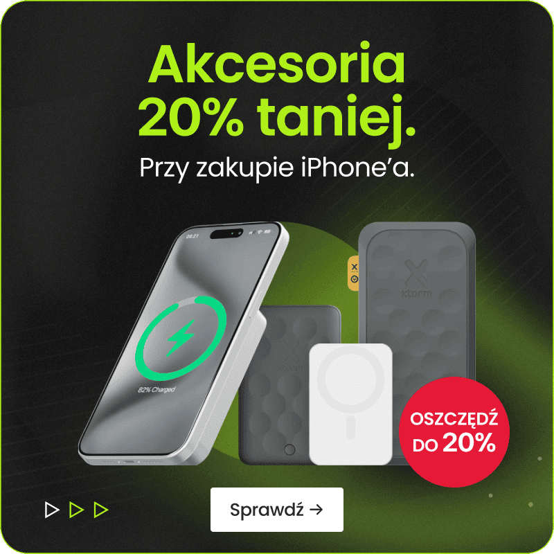Akcesoria 20% taniej przy zakupie iPhone'a