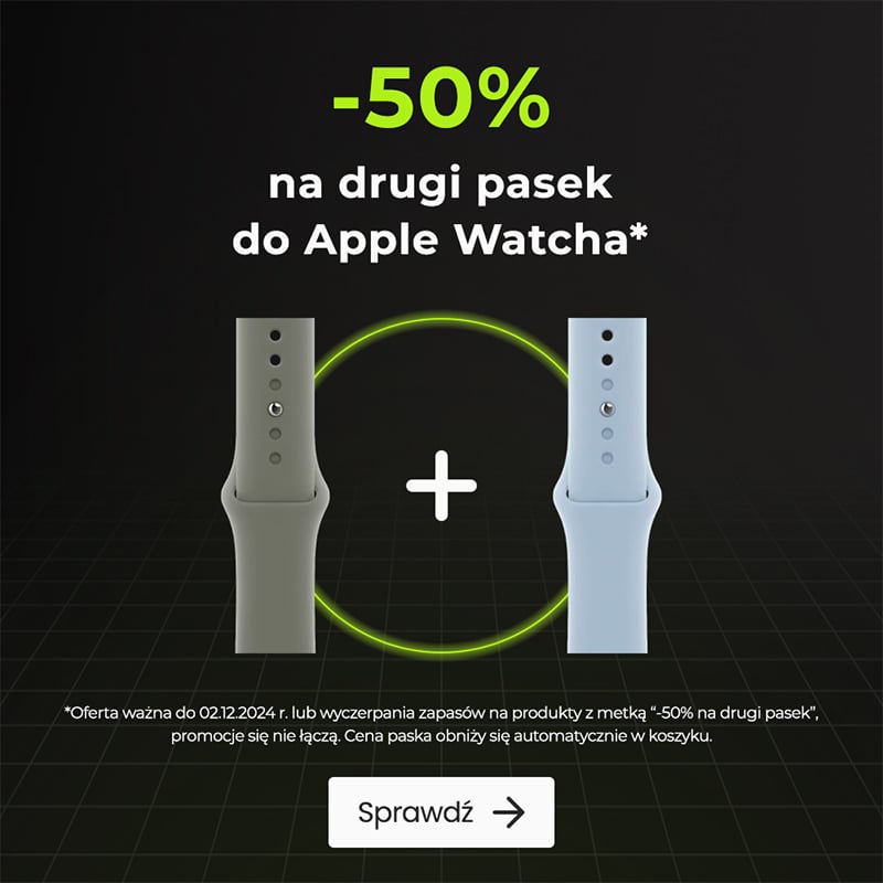 -50% na drugi pasek do Apple Watcha