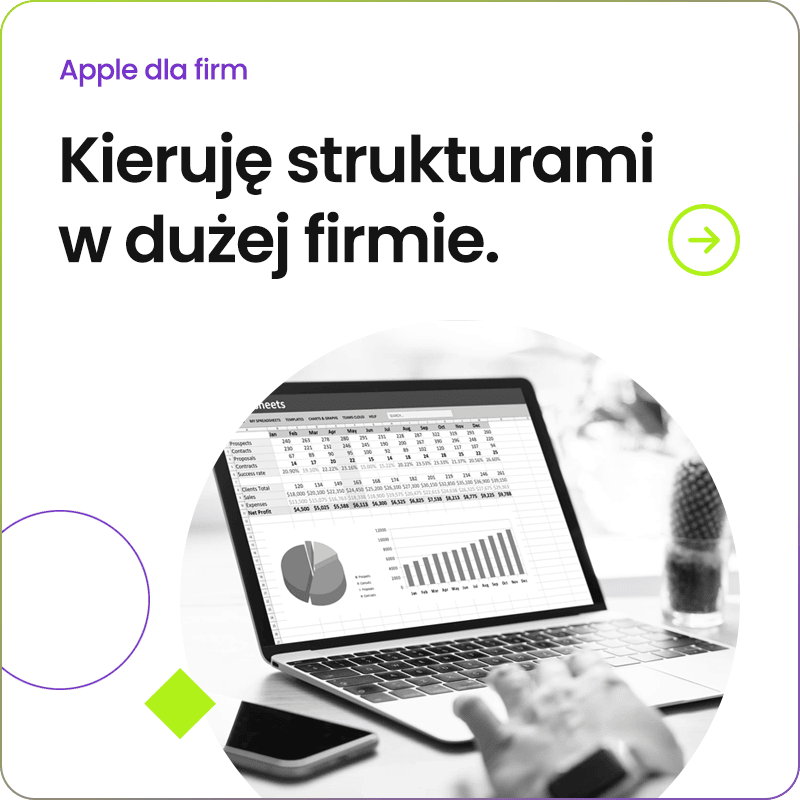 Kieruję strukturami w dużej firmie