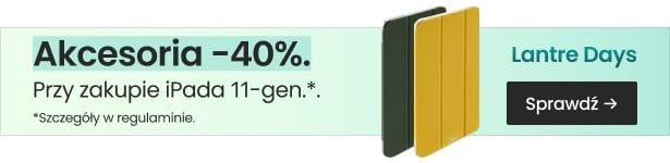 Akcesoria -40% przy zakupie iPada 11 lub 10-gen.