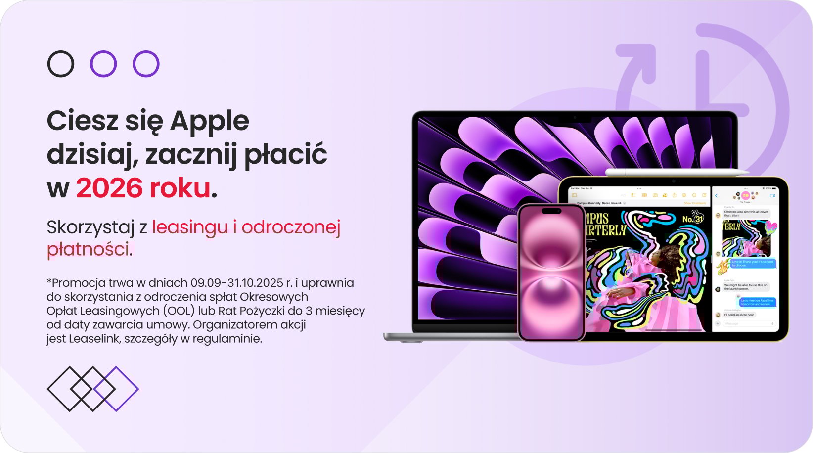 Ciesz się Apple dzisiaj, zacznij płacić w 2026 roku