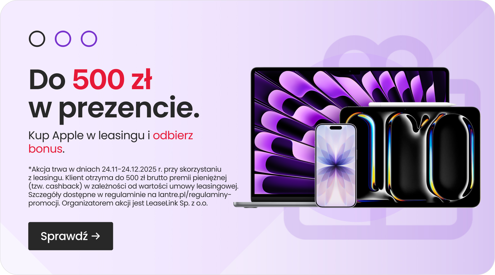 Do 500 zł w prezencie Do 500 zł w prezencie