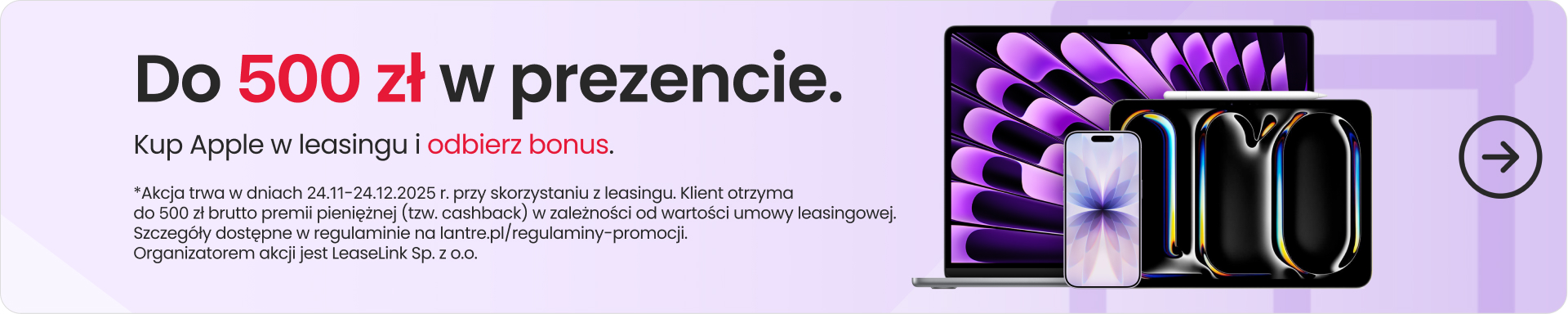 Do 500 zł w prezencie Do 500 zł w prezencie