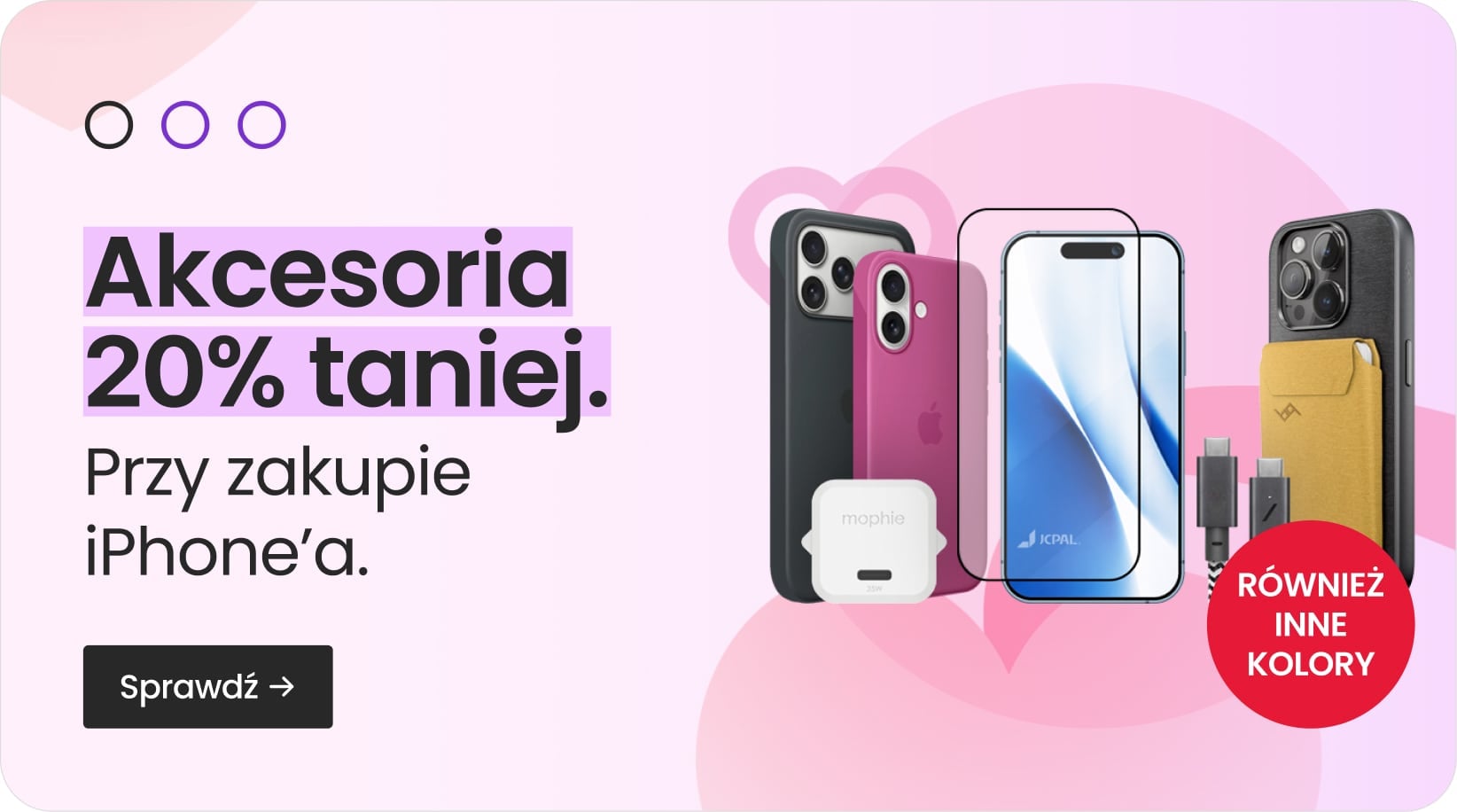 Akcesoria 20% taniej przy zakupie iPhone'a