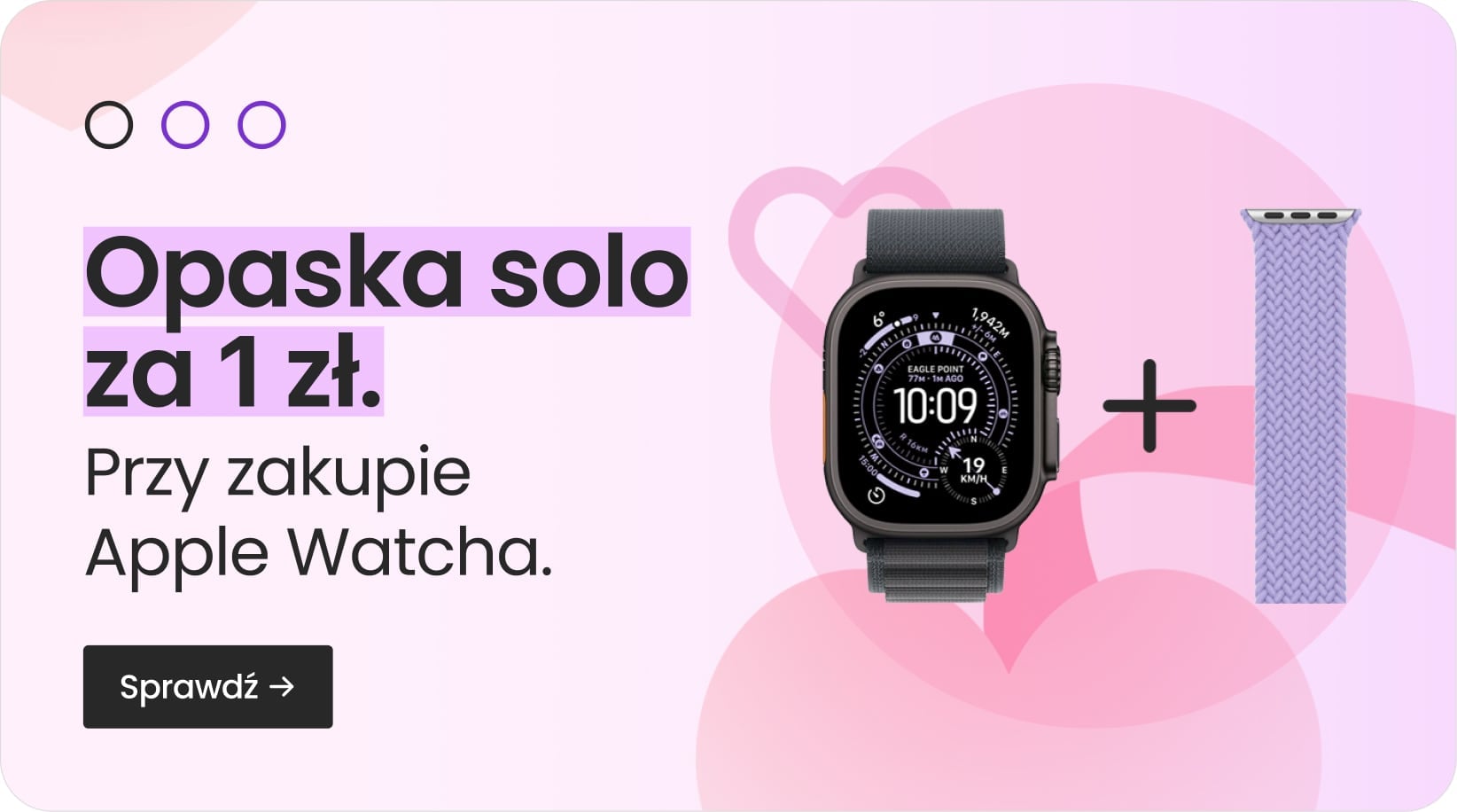 Opaska solo za 1 zł przy zakupie Apple Watcha