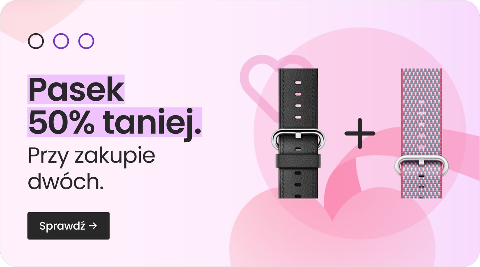 Pasek 50% taniej przy zakupie dw&oacute;ch