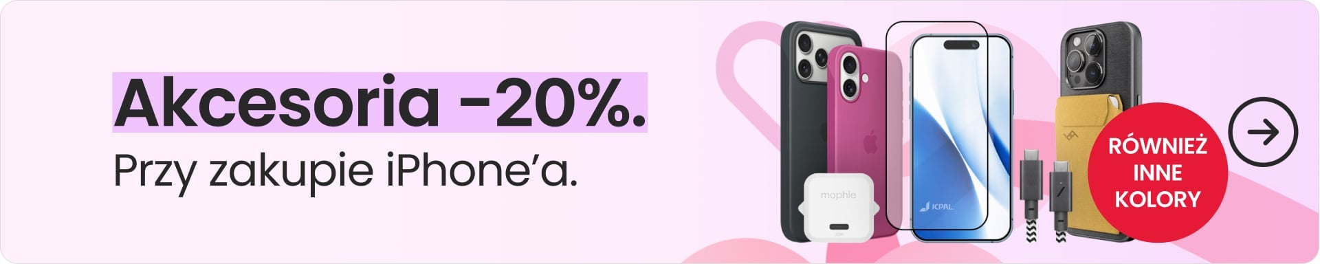 Akcesoria 20% taniej przy zakupie iPhone'a