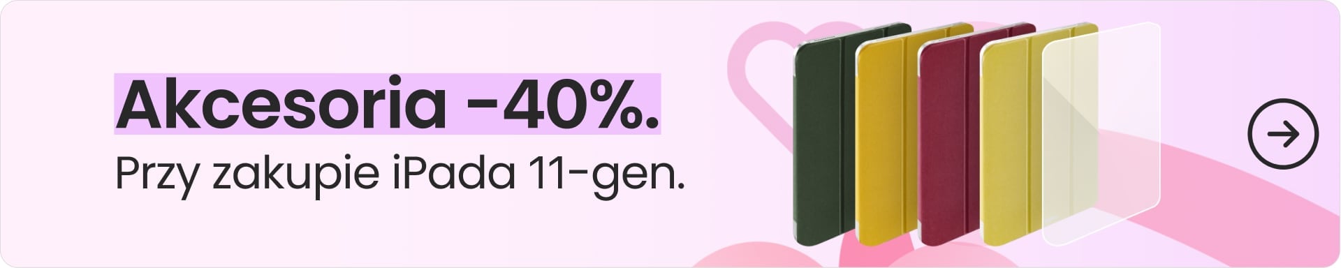 Akcesoria 40% taniej przy zakupie iPada