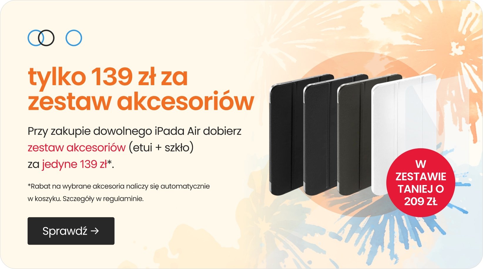 tylko 139 zł za zestaw akcesoriów